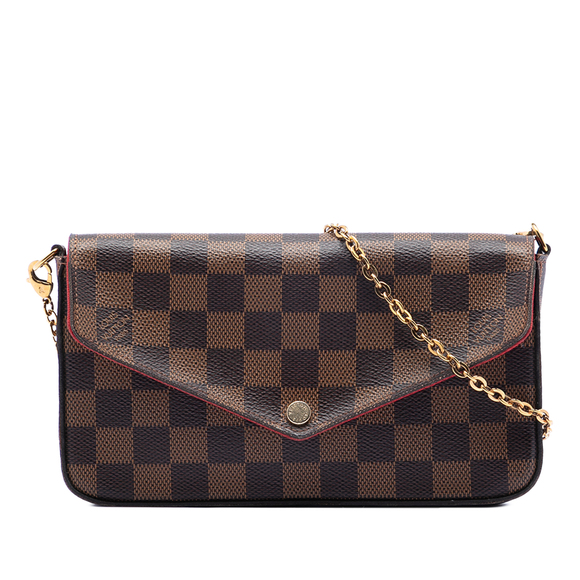 Louis Vuitton Handbags - Pre-Loved Louis Vuitton Damier Ebene Pochette Felicie